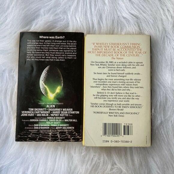 Alien Alan Dean Foster 1979 Communion A True Story 1987 Paperback Books Bundle - Picture 2 of 5